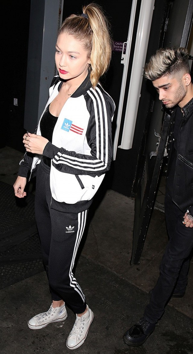 gigi hadid adidas jacket